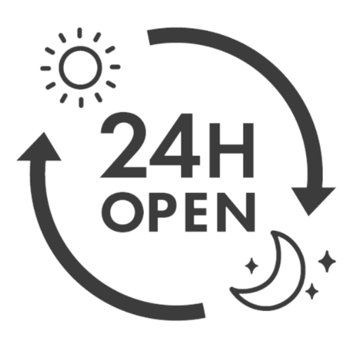 24時間365日予約可能のため、夜中・早朝の仕込みなど、自由な時間帯でご利用いただくことができます。